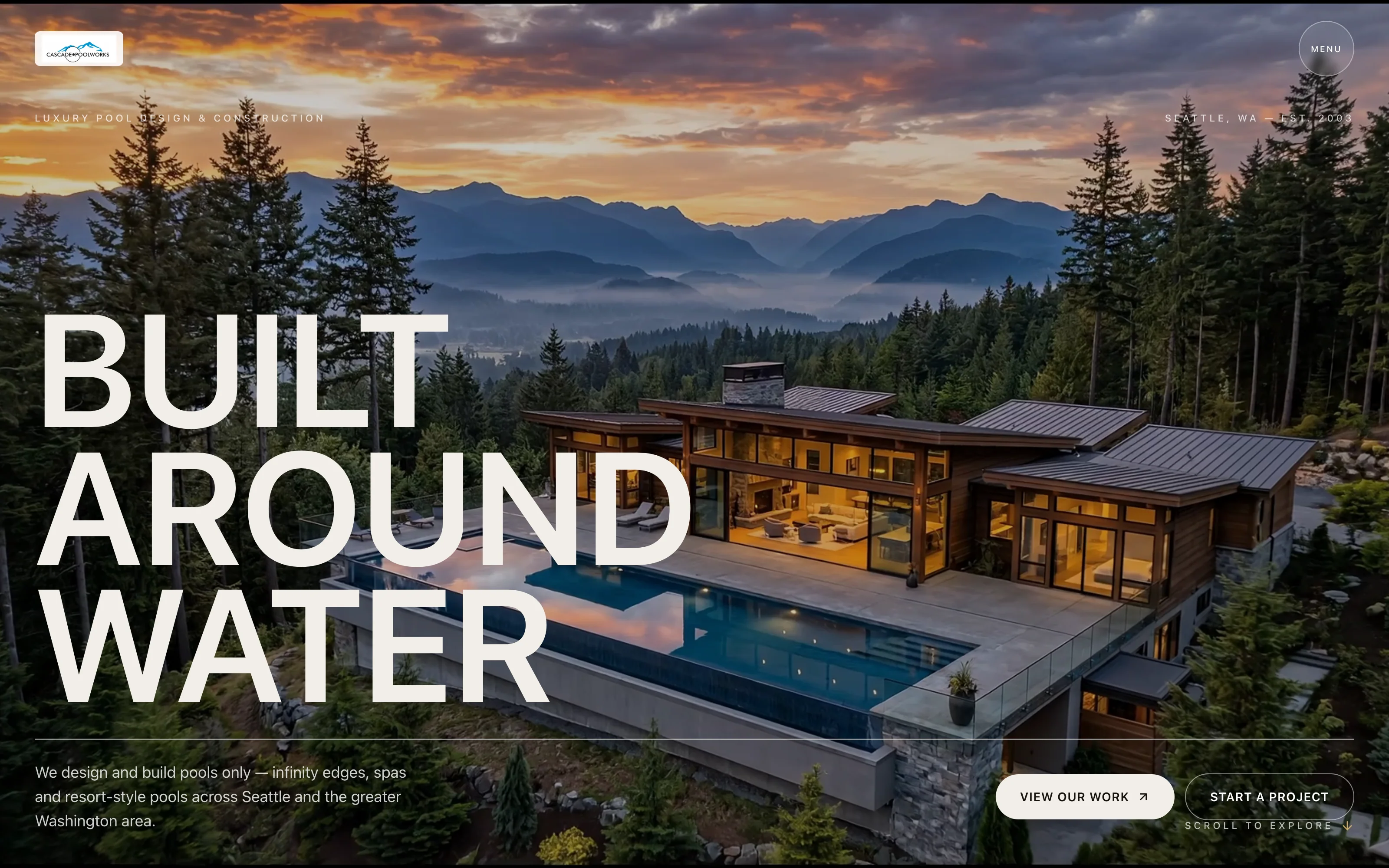 Cascade Poolworks — website by Full Blast