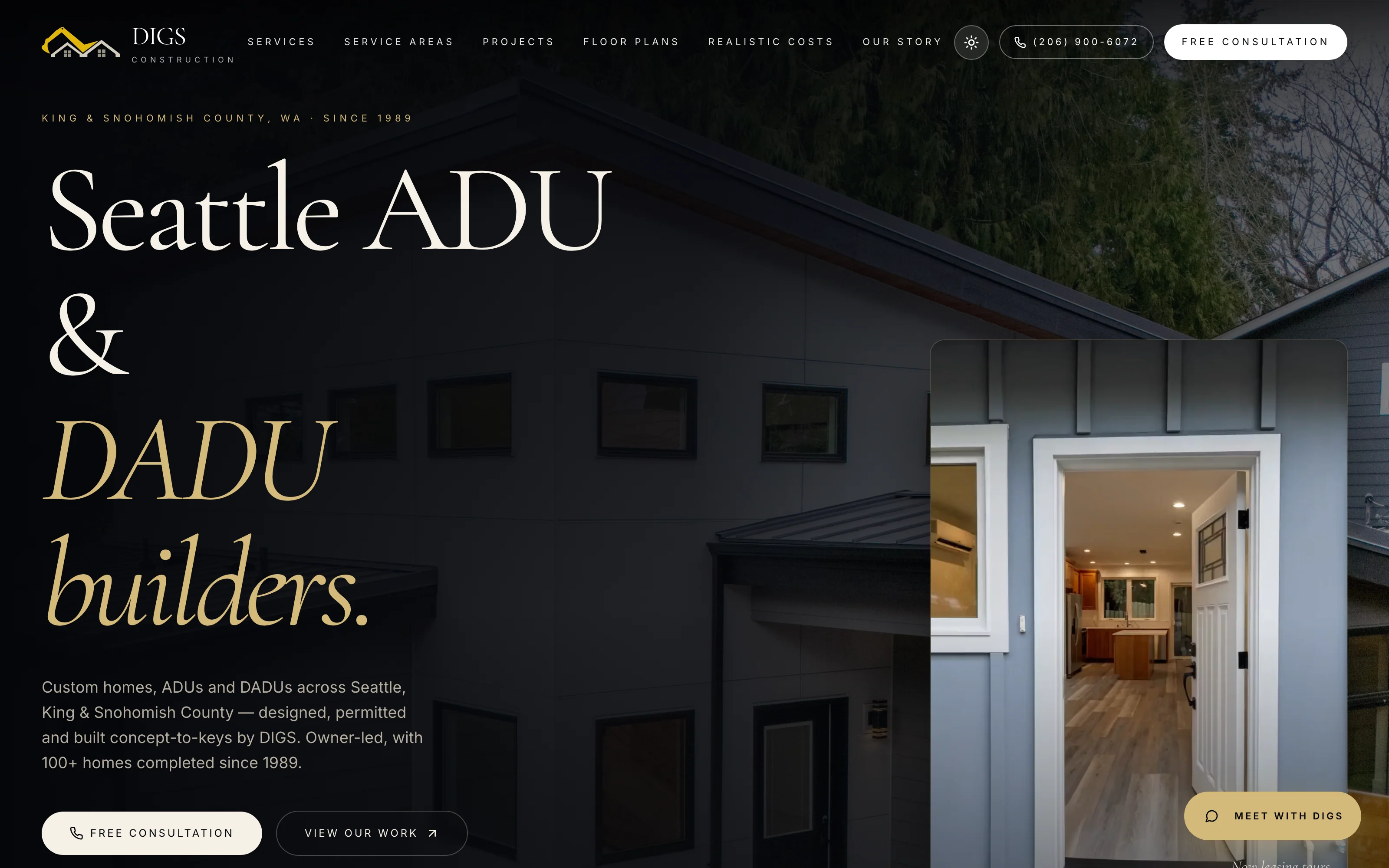 Diggs Builders — website by Full Blast