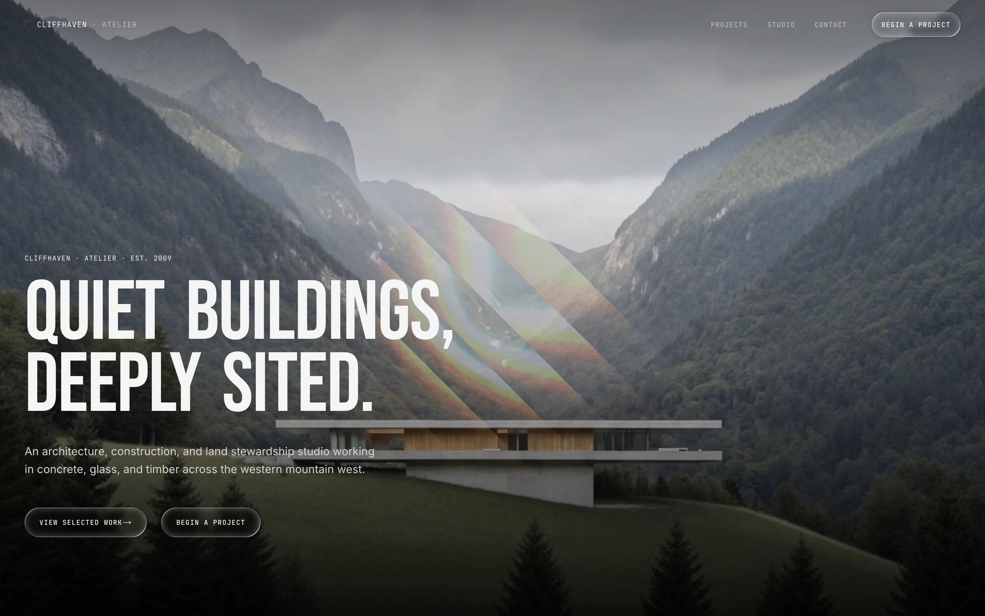 Fall Line House — website by Full Blast