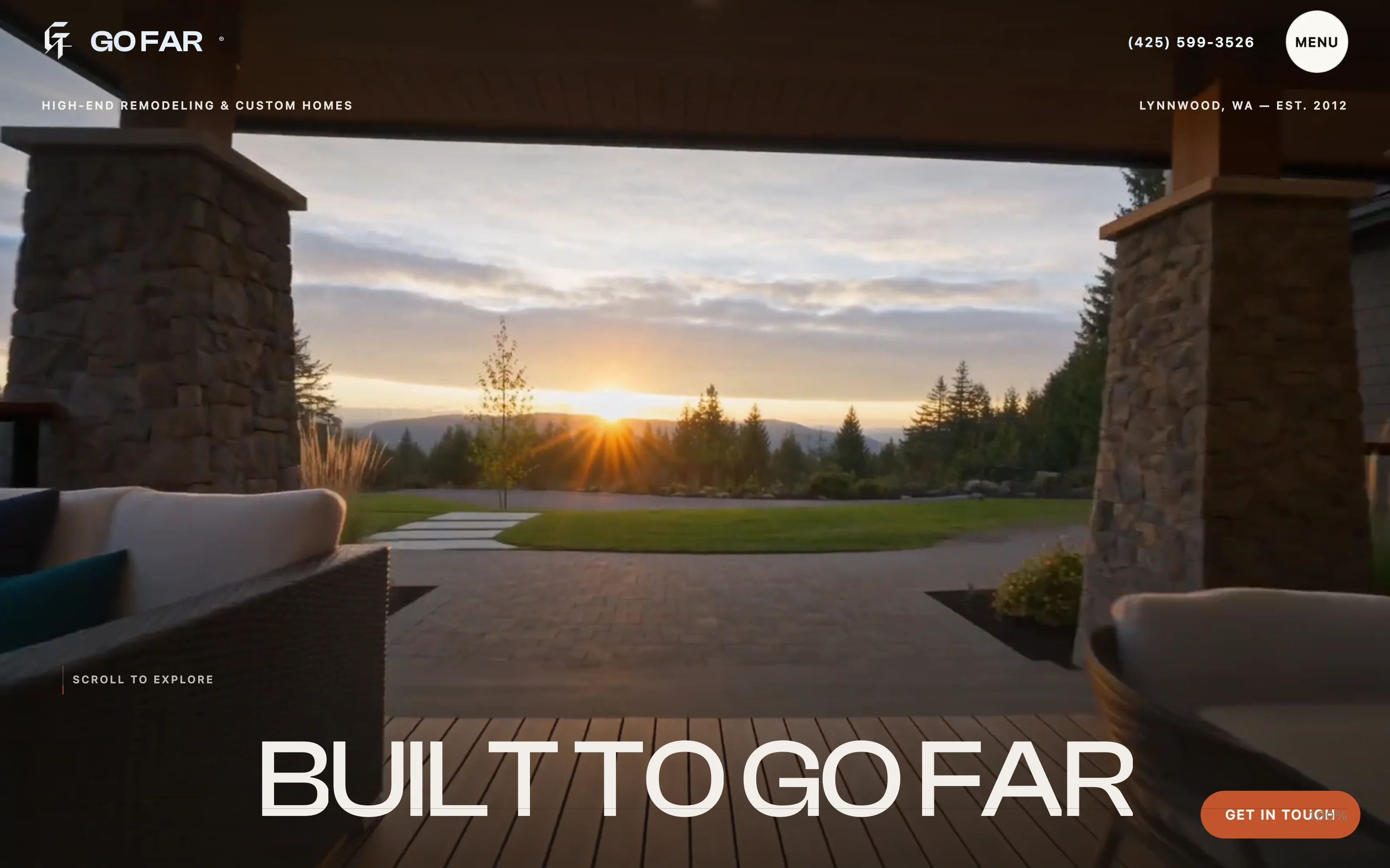 Go Far Construction — website by Full Blast